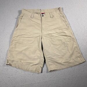 The North Face Shorts Men 32 Cargo Outdoor Khaki Durable Nylon Hiking